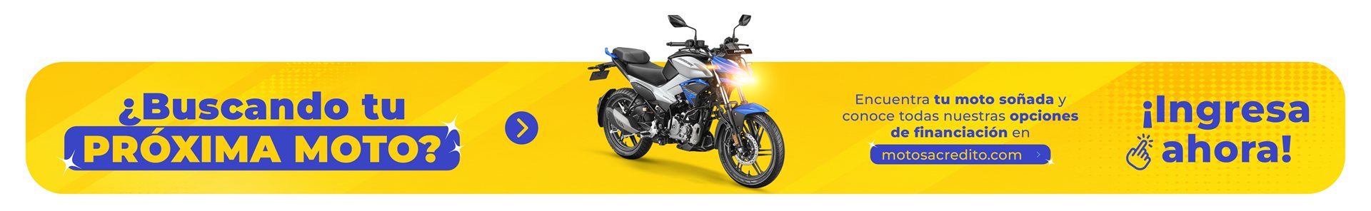 ¿Buscando tu próxima moto? Ingresa a motosacredito.com